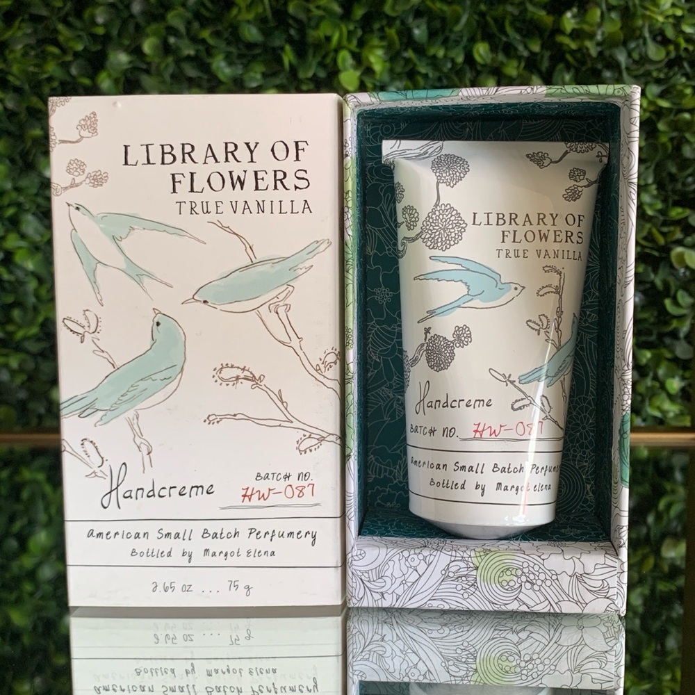Library of Flowers TRUE VANILLA Hand Cream | NEW |Hand Creme | Margot Elena